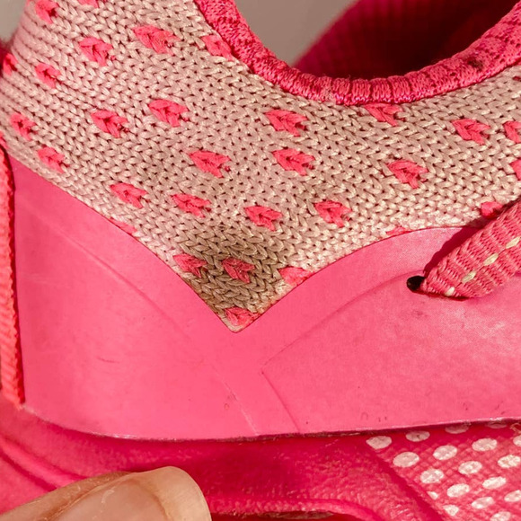 Ubfen Pink Kids Sneakers Tennis Shoes Adjustable Closure Size Toddler 9 (27) - Picture 7 of 12